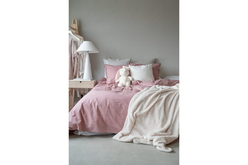Påslakanset Enkelsäng 2-Dels Washed - Ny Rosa - Textilier & mattor - Sängkläder - Bäddset & påslakanset - Bäddset dubbelsäng