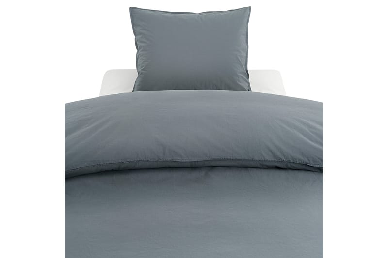 PERCALE 3-Dels Bäddset 210x220/50x60 cm Midnattblå - Borganäs - Bäddset & påslakanset - Bäddset dubbelsäng - Sängkläder