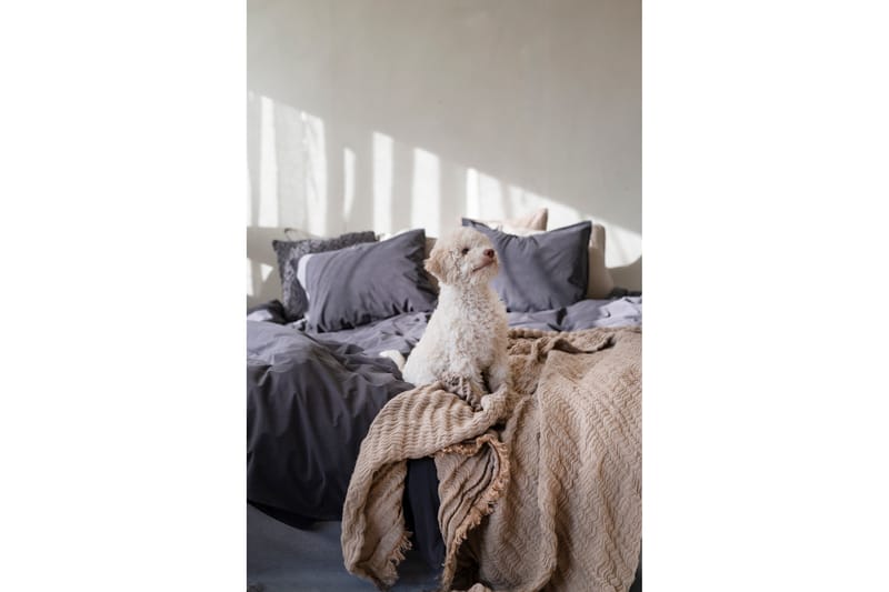 PERCALE 3-Dels Bäddset 210x220/50x60 cm Midnattblå - Borganäs - Textilier & mattor - Sängkläder - Bäddset & påslakanset - Bäddset dubbelsäng