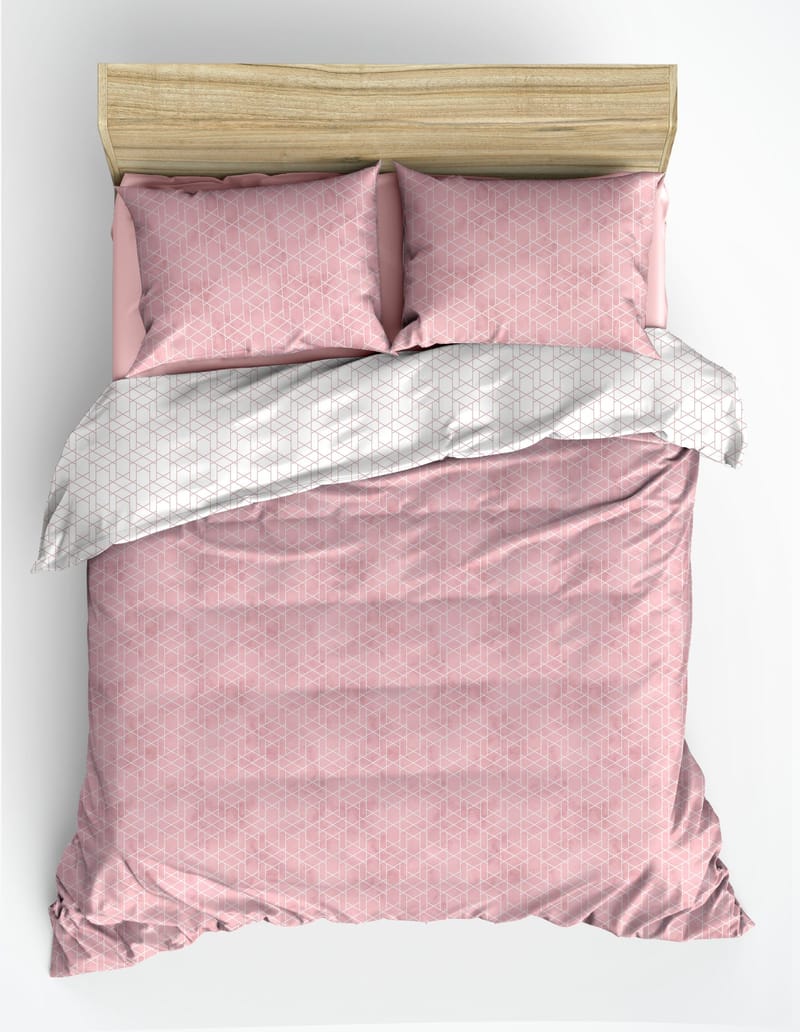 Bexheti Bäddset 240x220 cm - Rosa - Textilier & mattor - Sängkläder - Bäddset & påslakanset
