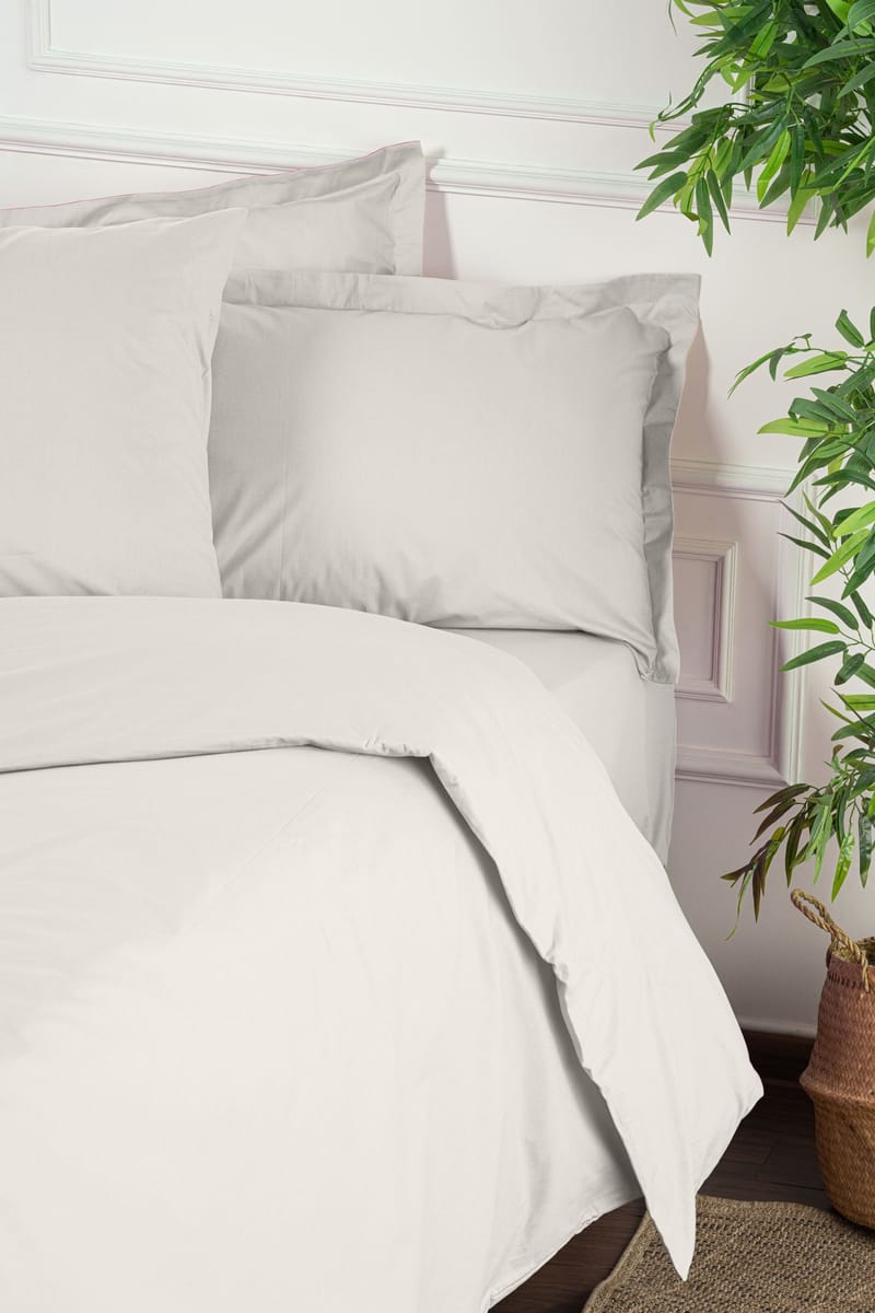 Kiyokazu Bäddset 200x200 cm - Vit - Textilier & mattor - Sängkläder - Bäddset & påslakanset