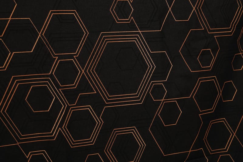 Marteby Bäddset 140x200 cm - Koppar Svart - Textilier & mattor - Sängkläder - Bäddset & påslakanset