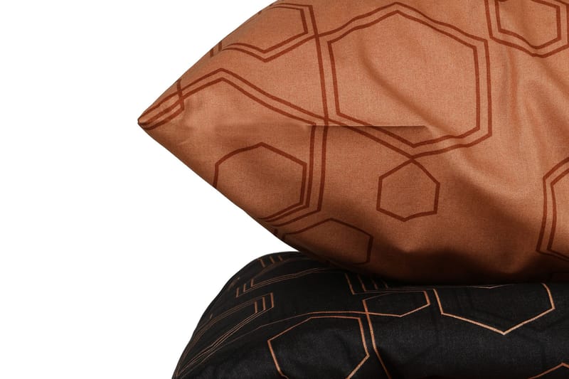Marteby Bäddset 240x220 cm - Gryningskoppar Svart - Textilier & mattor - Sängkläder - Bäddset & påslakanset