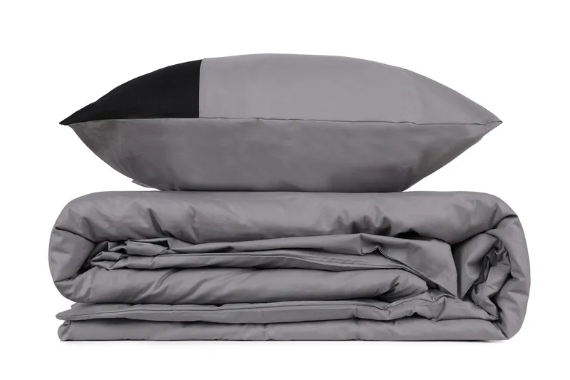 Nelam Bäddset 240x220 cm, Grå Svart