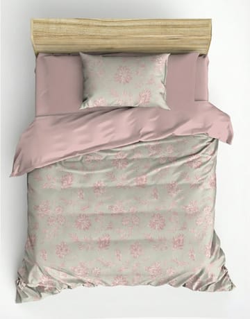 Osvian Bäddset 140x200 cm - Puder - Textilier & mattor - Sängkläder - Bäddset & påslakanset