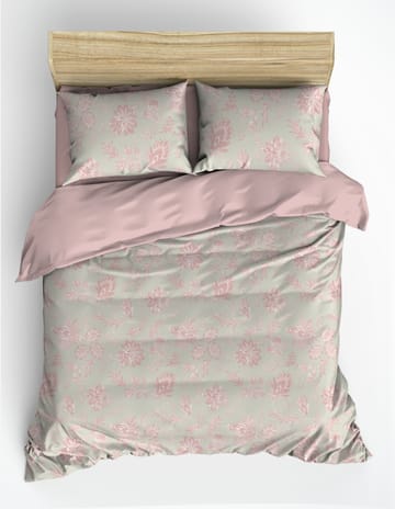 Osvian Bäddset 240x220 cm - Puder - Textilier & mattor - Sängkläder - Bäddset & påslakanset