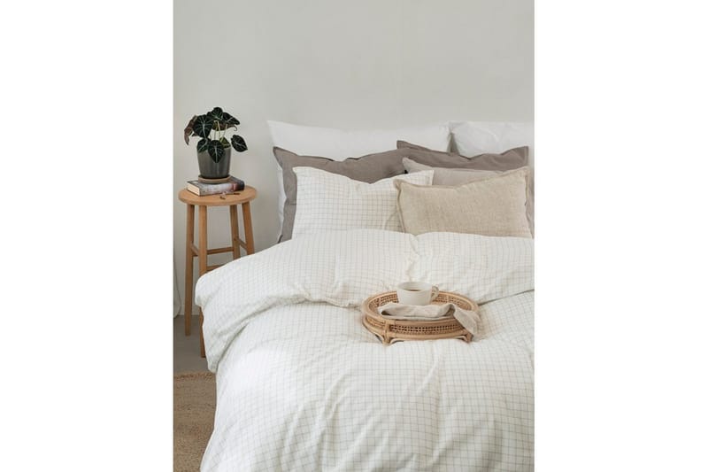 Påslakan 2-Dels Set Birger Flanell Offwhite - Offwhite - Textilier & mattor - Sängkläder - Täcke