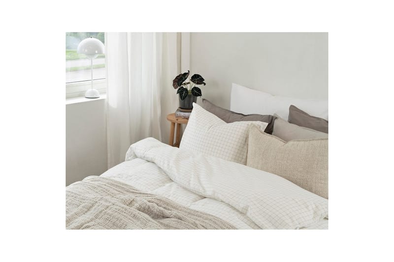 Påslakan 2-Dels Set Birger Flanell Offwhite - Offwhite - Textilier & mattor - Sängkläder - Täcke