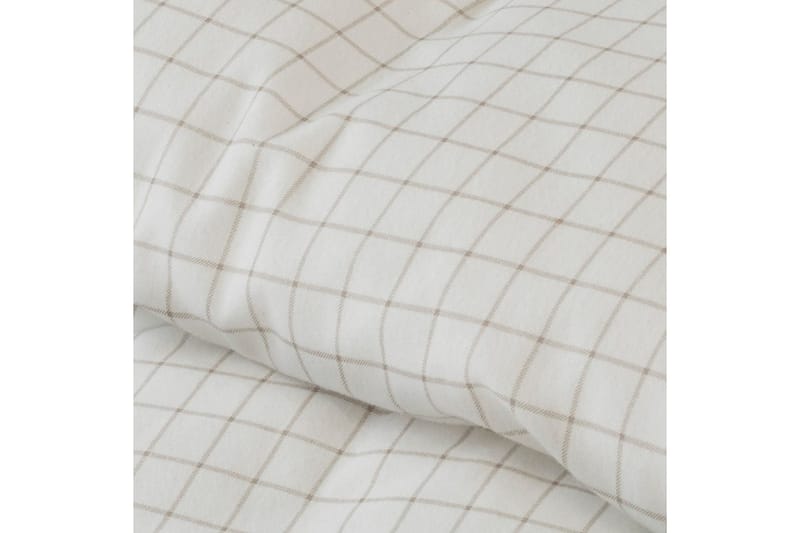 Påslakan 2-Dels Set Birger Flanell Offwhite - Offwhite - Textilier & mattor - Sängkläder - Täcke