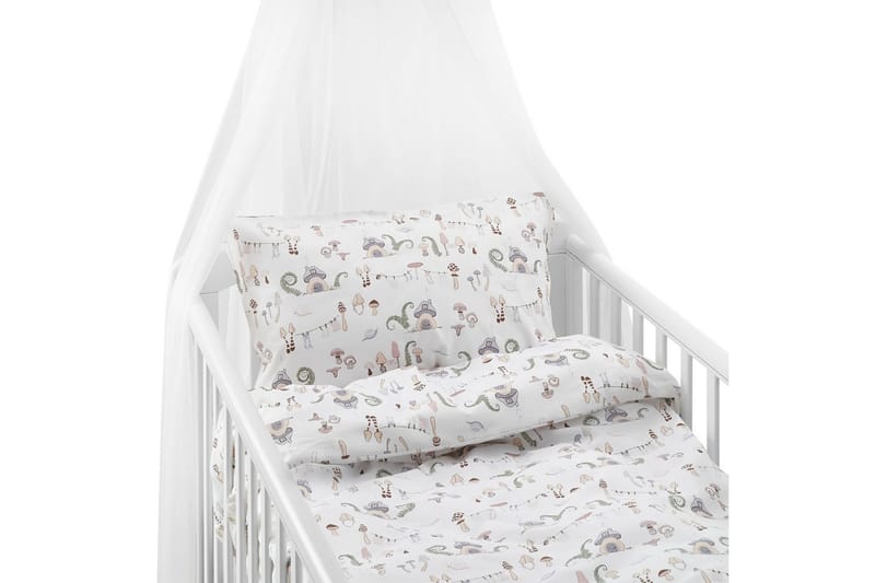 Påslakan 2-Dels Set Fingal Pastell Spjälsäng