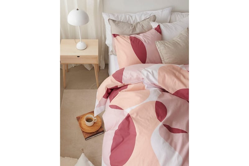 Påslakan 2-Dels Set Happy Peach - Textilier & mattor - Sängkläder - Täcke - Enkeltäcke