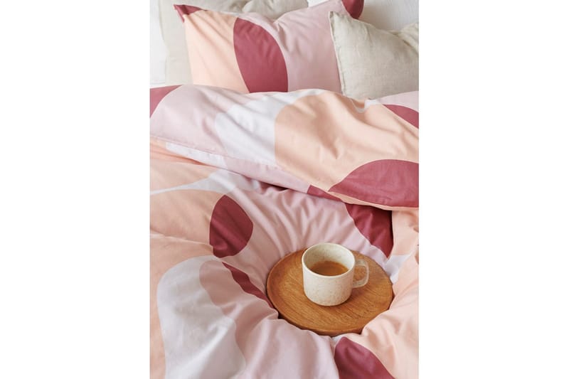 Påslakan 2-Dels Set Happy Peach - Textilier & mattor - Sängkläder - Täcke - Enkeltäcke