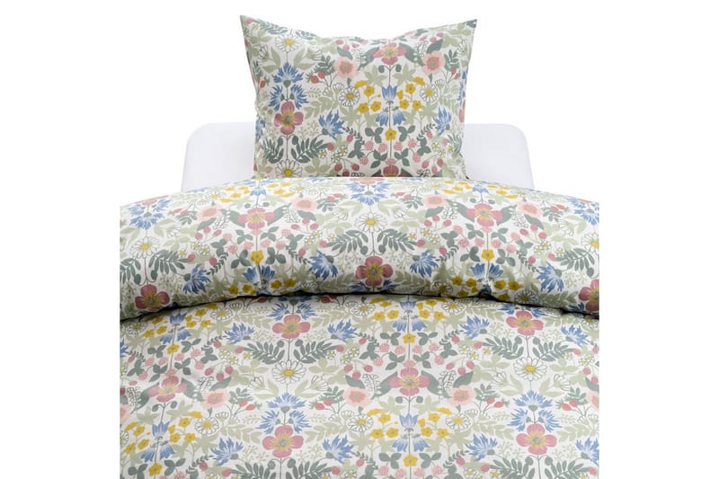 Påslakan 2-Dels Set Sommarblommor Multi - Textilier & mattor - Sängkläder - Täcke