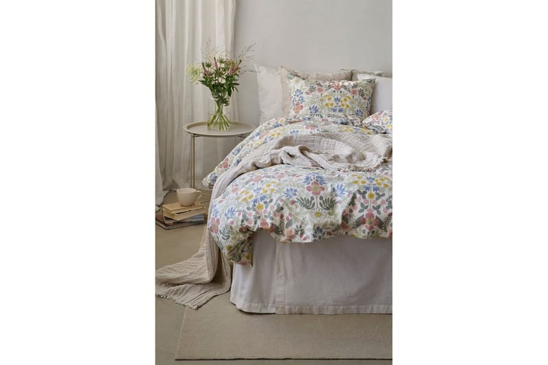 Påslakan 2-Dels Set Sommarblommor Multi - Textilier & mattor - Sängkläder - Täcke