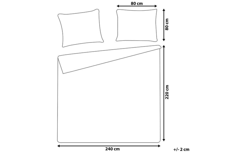 Påslakanset Avondale Grå, 220x240 cm - Grå, 220x240 cm - Textilier & mattor - Sängkläder - Bäddset & påslakanset