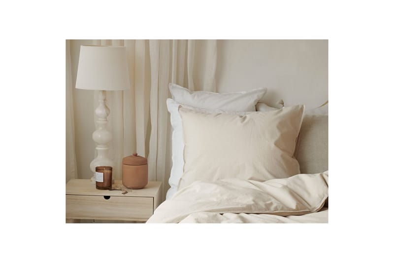 Påslakanset Dubbelsäng 3-Dels Humble - Beige - Textilier & mattor - Sängkläder - Bäddset & påslakanset
