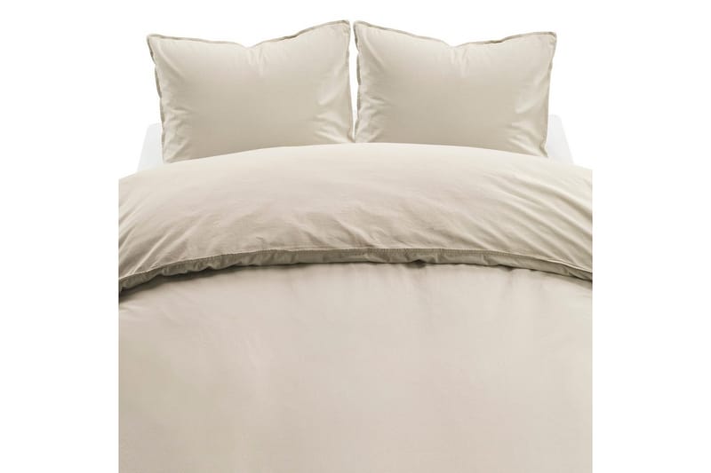Påslakanset Dubbelsäng 3-Dels Humble - Beige - Textilier & mattor - Sängkläder - Bäddset & påslakanset