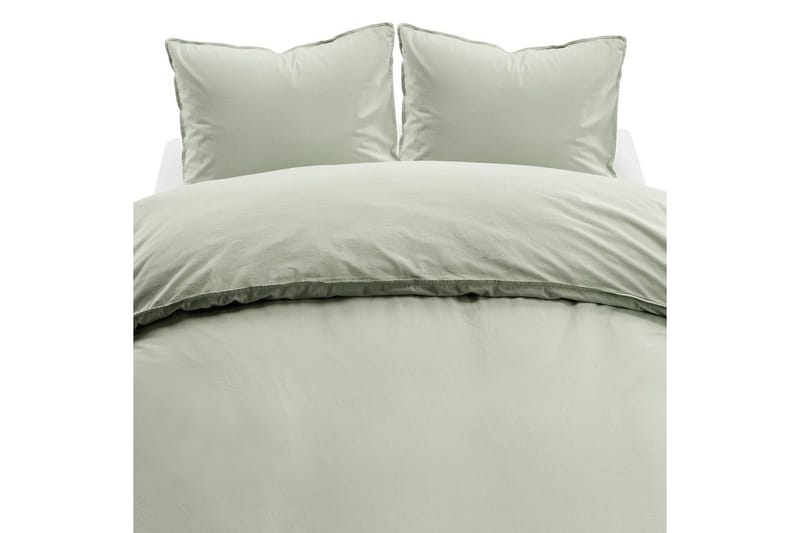 Påslakanset Dubbelsäng 3-Dels Humble - Grön - Textilier & mattor - Sängkläder - Bäddset & påslakanset