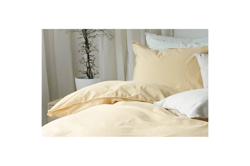Påslakanset Dubbelsäng 3-Dels Humble - Gul - Textilier & mattor - Sängkläder - Bäddset & påslakanset