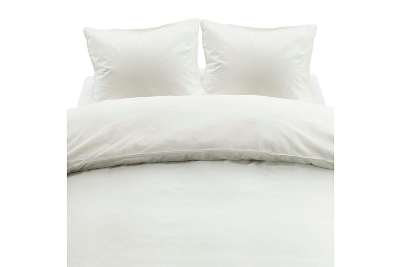 Påslakanset Dubbelsäng 3-Dels Humble - Vit - Textilier & mattor - Sängkläder - Bäddset & påslakanset