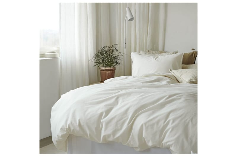 Påslakanset Dubbelsäng 3-Dels Humble - Vit - Textilier & mattor - Sängkläder - Bäddset & påslakanset