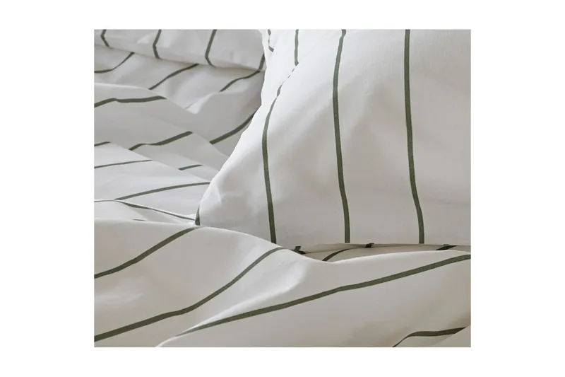 Påslakanset Dubbelsäng 3-Dels Saga - Grön - Textilier & mattor - Sängkläder - Bäddset & påslakanset