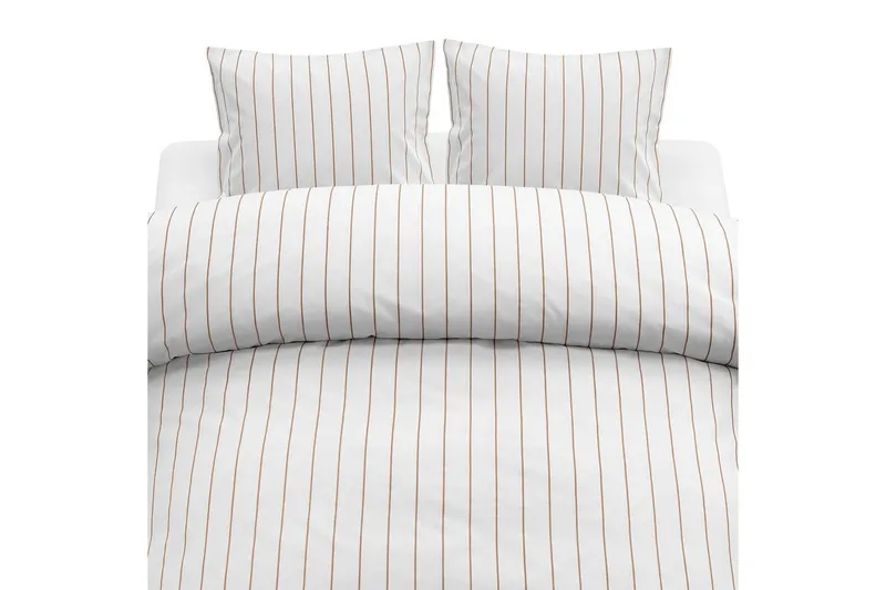 Påslakanset Dubbelsäng 3-Dels Saga - Orange - Textilier & mattor - Sängkläder - Bäddset & påslakanset