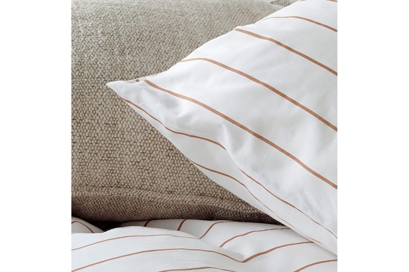 Påslakanset Dubbelsäng 3-Dels Saga - Orange - Textilier & mattor - Sängkläder - Bäddset & påslakanset