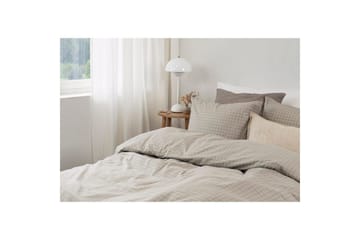 Påslakanset Enkelsäng 2-Dels Birger Flanell - Greige - Textilier & mattor - Sängkläder - Bäddset & påslakanset