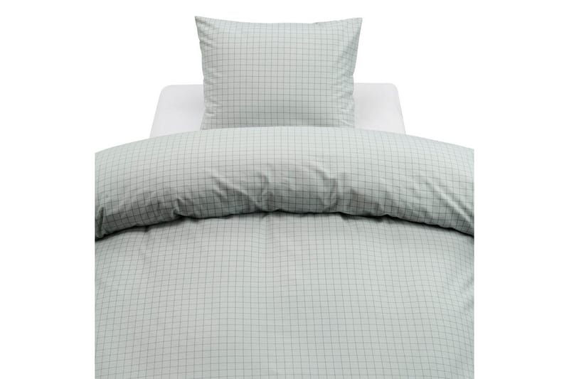 Påslakanset Enkelsäng 2-Dels Birger Flanell, Grön