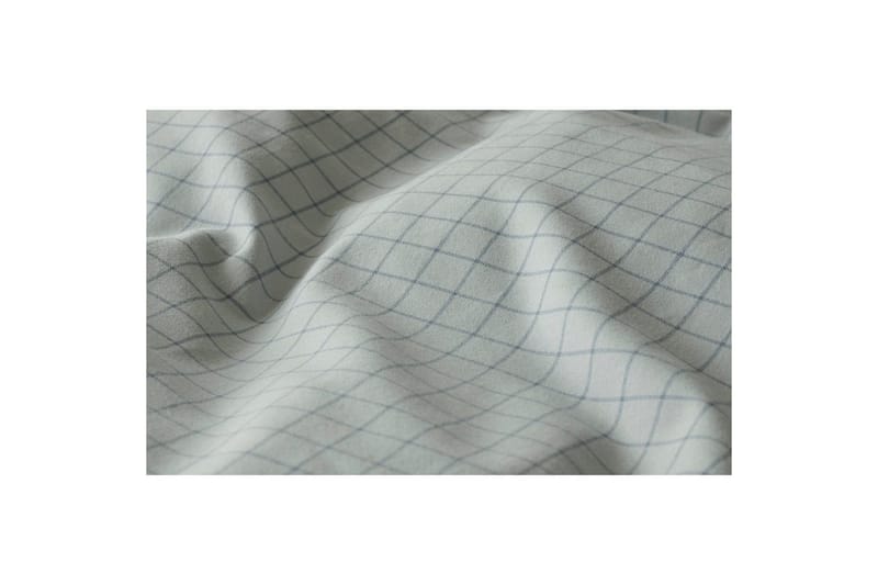 Påslakanset Enkelsäng 2-Dels Birger Flanell - Grön - Textilier & mattor - Sängkläder - Bäddset & påslakanset