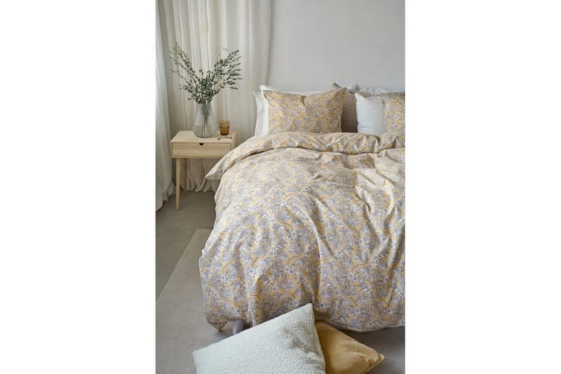 Påslakanset Enkelsäng 2-Dels Blackberry - Gul - Textilier & mattor - Sängkläder - Bäddset & påslakanset