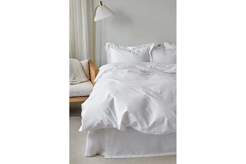 Påslakanset Enkelsäng 2-Dels Egyptisk Bomull Vit - Textilier & mattor - Sängkläder - Täcke - Enkeltäcke