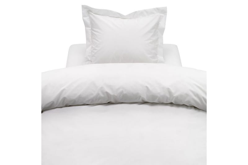 Påslakanset Enkelsäng 2-Dels Egyptisk Bomull Vit