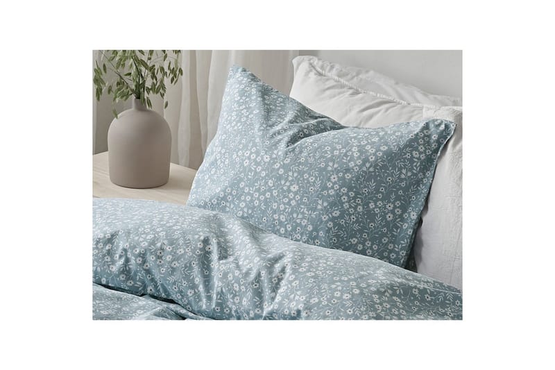 Påslakanset Enkelsäng 2-Dels Hedda - Blå - Textilier & mattor - Sängkläder - Bäddset & påslakanset