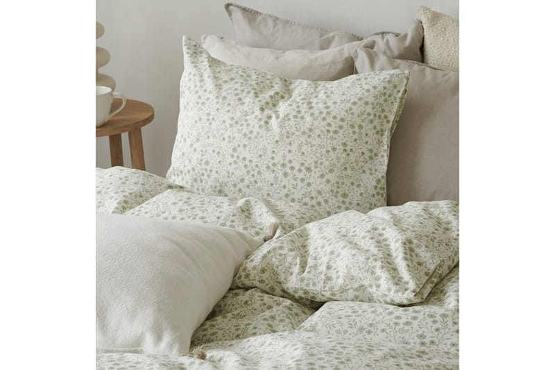 Påslakanset Enkelsäng 2-Dels Hedda - Grön - Textilier & mattor - Sängkläder - Bäddset & påslakanset