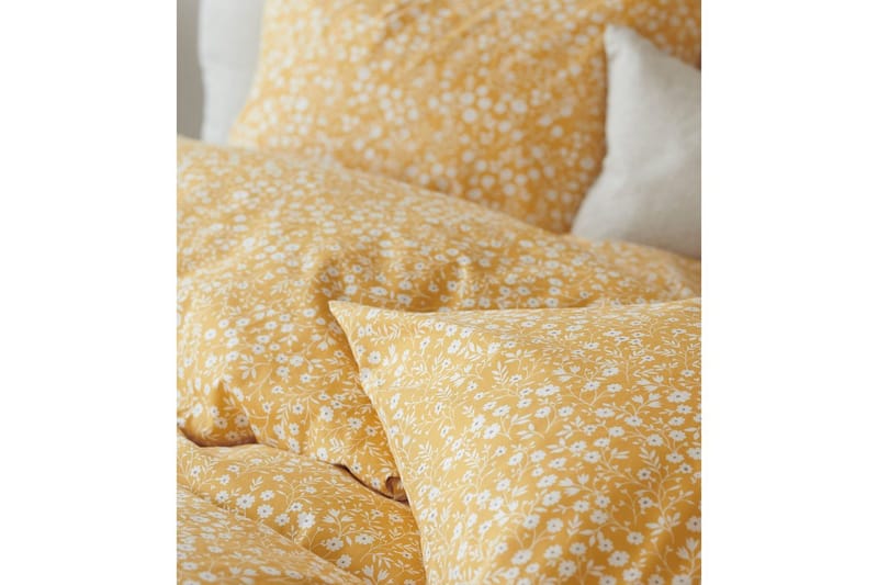 Påslakanset Enkelsäng 2-Dels Hedda - Gul - Textilier & mattor - Sängkläder - Bäddset & påslakanset