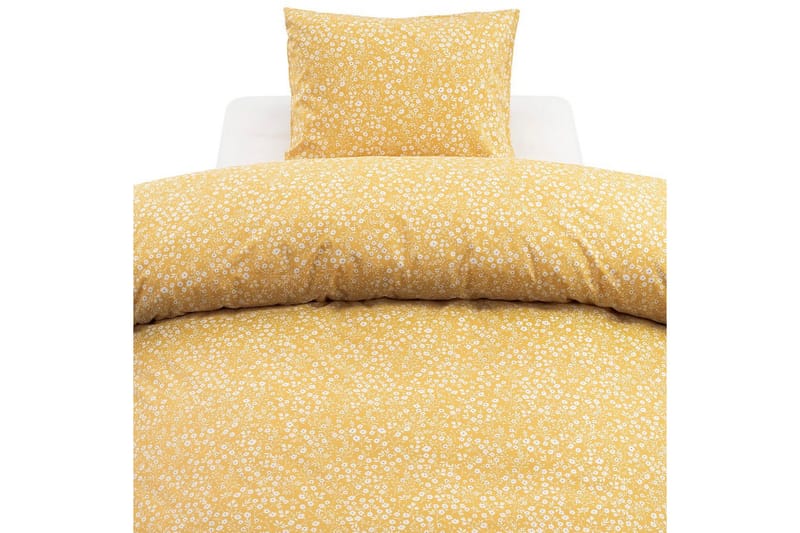 Påslakanset Enkelsäng 2-Dels Hedda, Gul