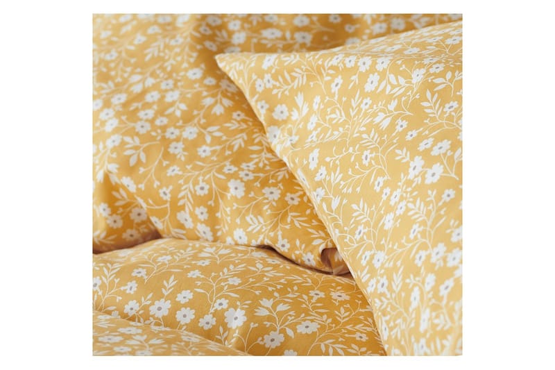 Påslakanset Enkelsäng 2-Dels Hedda - Gul - Textilier & mattor - Sängkläder - Bäddset & påslakanset