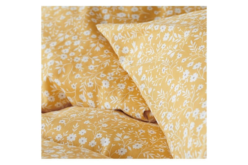 Påslakanset Enkelsäng 2-Dels Hedda - Gul - Textilier & mattor - Sängkläder - Bäddset & påslakanset
