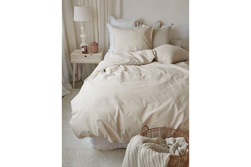 Påslakanset Enkelsäng 2-Dels Humble - Beige - Textilier & mattor - Sängkläder - Bäddset & påslakanset
