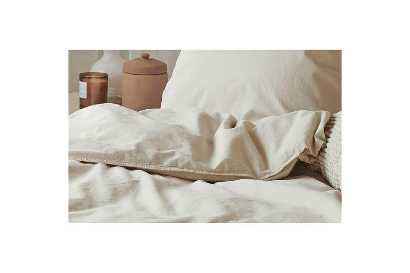 Påslakanset Enkelsäng 2-Dels Humble - Beige - Textilier & mattor - Sängkläder - Bäddset & påslakanset