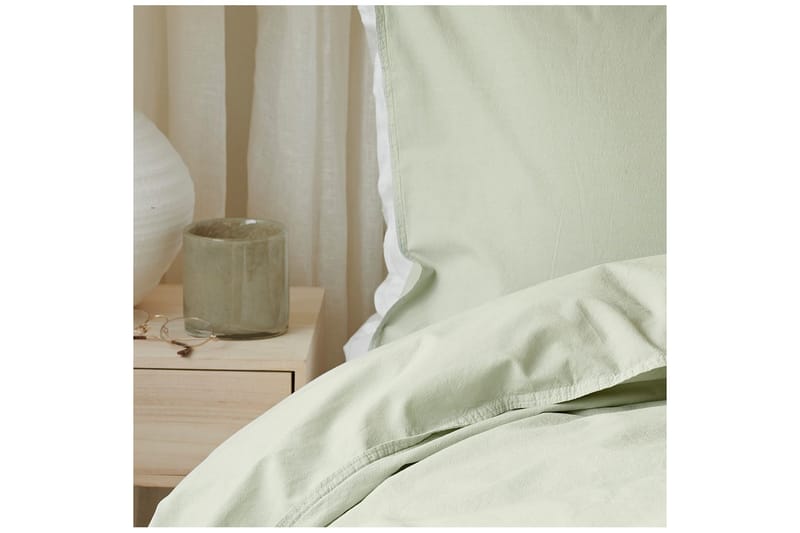 Påslakanset Enkelsäng 2-Dels Humble - Grön - Textilier & mattor - Sängkläder - Bäddset & påslakanset