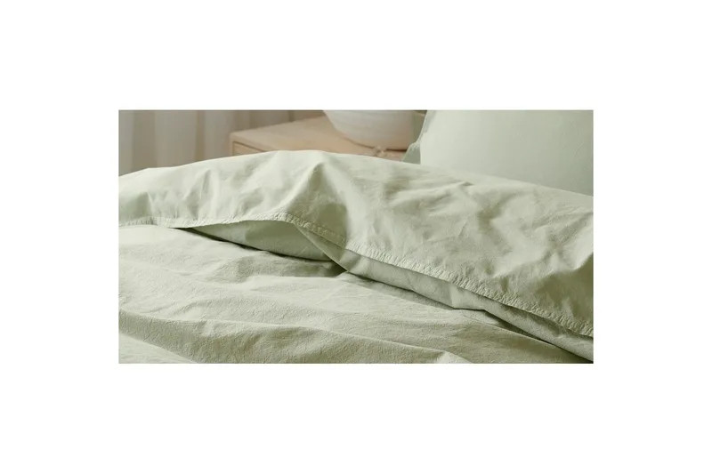 Påslakanset Enkelsäng 2-Dels Humble - Grön - Textilier & mattor - Sängkläder - Bäddset & påslakanset
