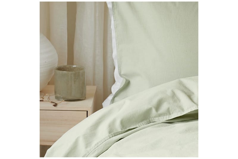 Påslakanset Enkelsäng 2-Dels Humble - Grön - Textilier & mattor - Sängkläder - Bäddset & påslakanset