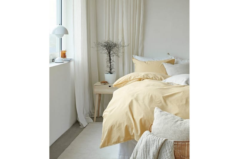 Påslakanset Enkelsäng 2-Dels Humble - Gul - Textilier & mattor - Sängkläder - Bäddset & påslakanset