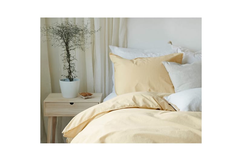 Påslakanset Enkelsäng 2-Dels Humble - Gul - Textilier & mattor - Sängkläder - Bäddset & påslakanset
