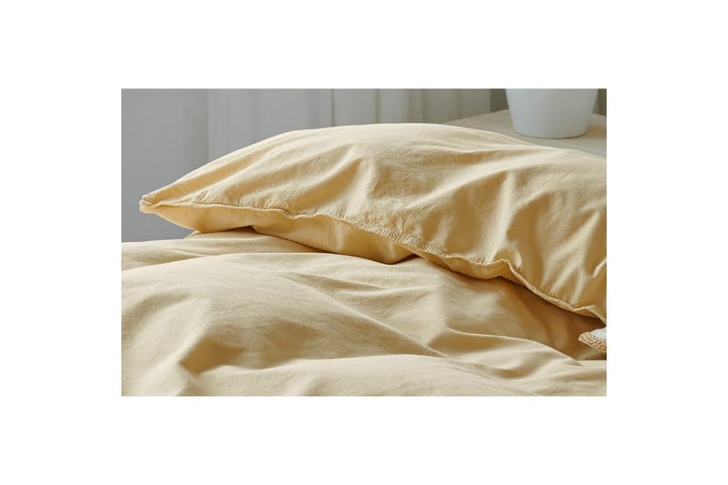 Påslakanset Enkelsäng 2-Dels Humble - Gul - Textilier & mattor - Sängkläder - Bäddset & påslakanset