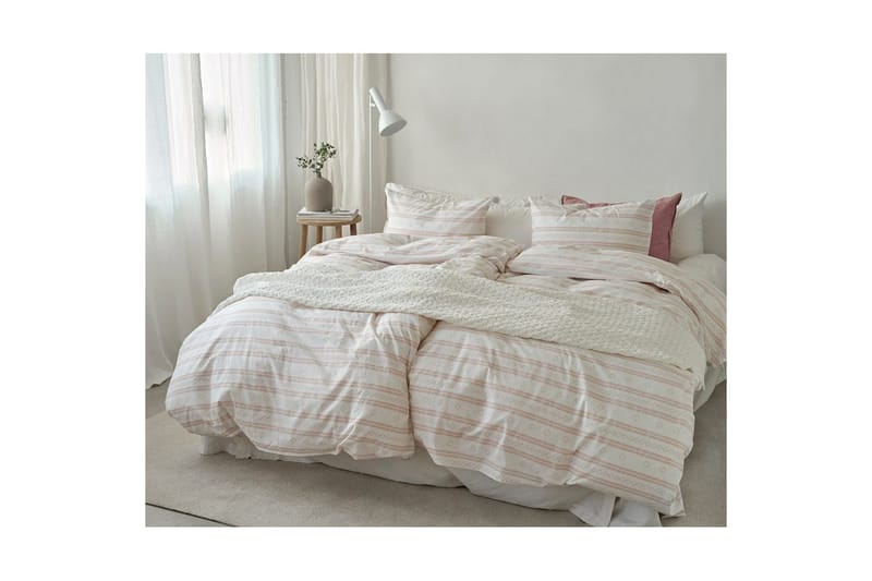 Påslakanset Enkelsäng 2-Dels Inka Rosa - Textilier & mattor - Sängkläder - Bäddset & påslakanset