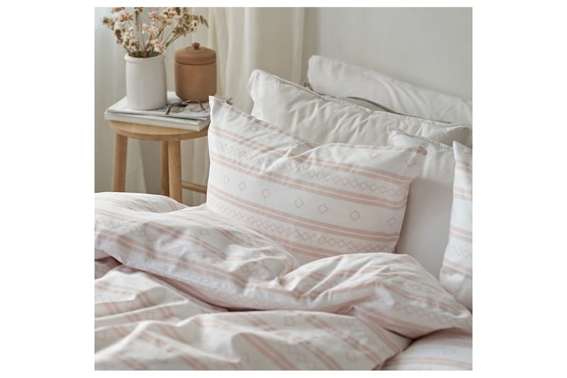 Påslakanset Enkelsäng 2-Dels Inka Rosa - Textilier & mattor - Sängkläder - Bäddset & påslakanset